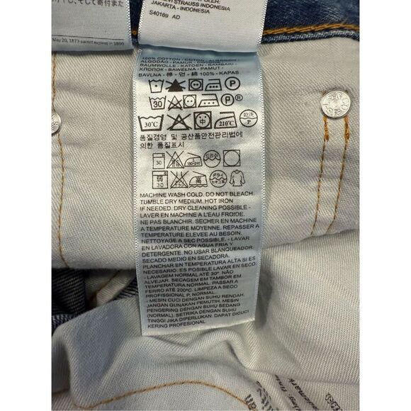 Levi’s Men’s 505 Jeans Sz. 40 X 30 Classic 5-Pocket Straight Leg - Picture 7 of 10